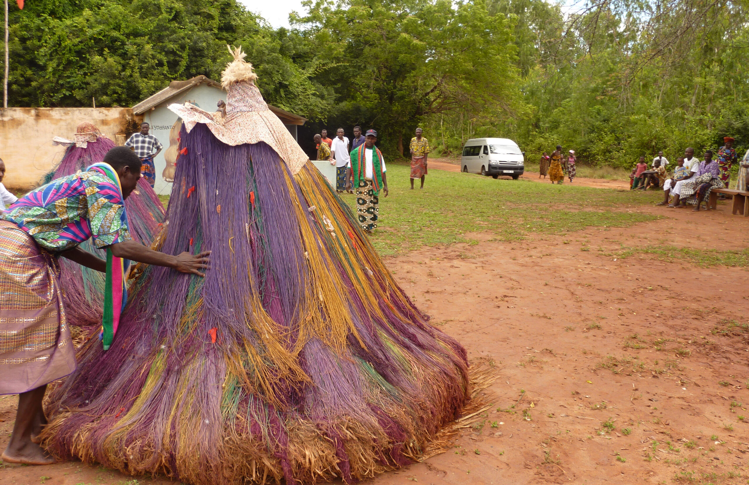 Performance Zangbeto, danse rituelle