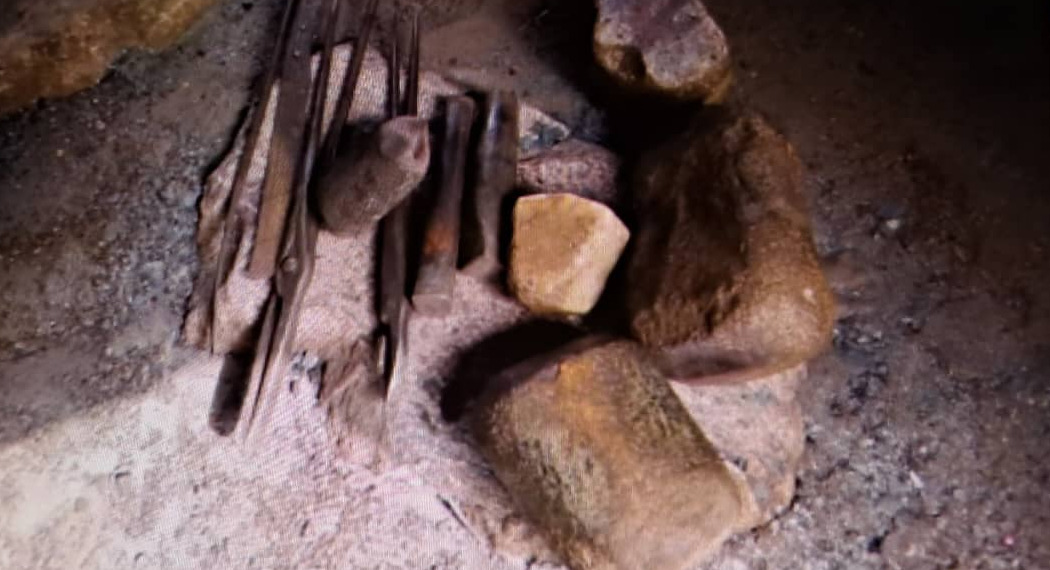 Outils traditionnels de forgeron, région de Kara, Togo